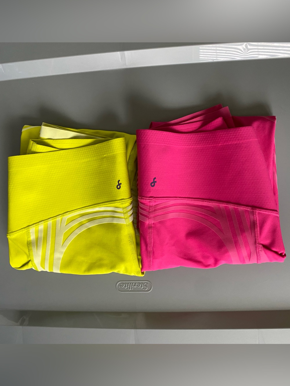 Fanka large bundle body sculpt 7/8 leggings pink neon yellow